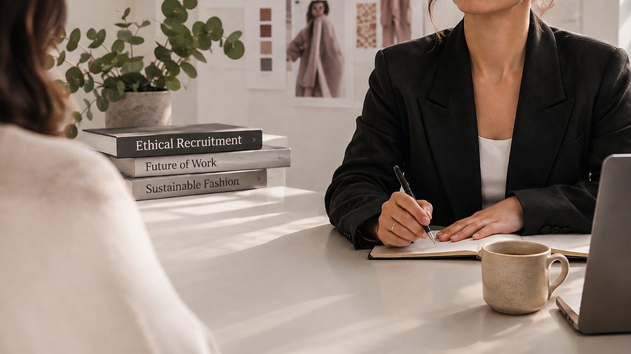 Recruiter interviewing a candidate