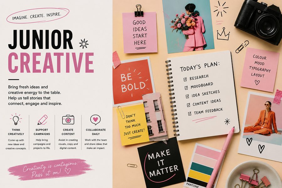 Junior Creative role at a vetted ethical employer