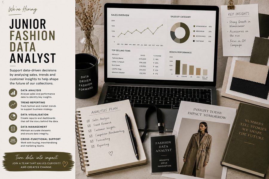 Junior Fashion Data Analyst role at a vetted ethical employer