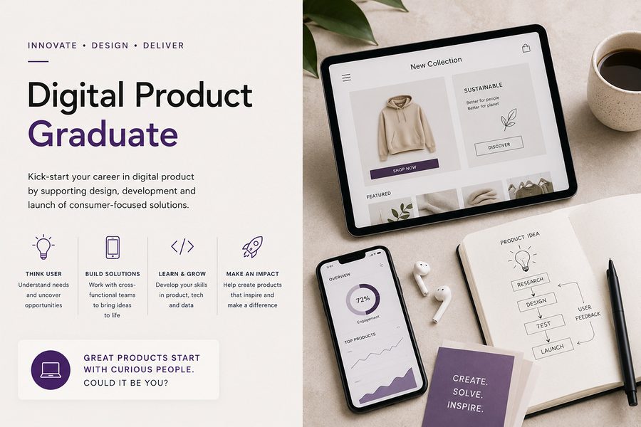 Digital Product Graduate role at a vetted ethical employer